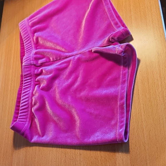 3 for 10 Bundle Bioworld Shorts Pink Velour Dance Shorts size L - Picture 4 of 7